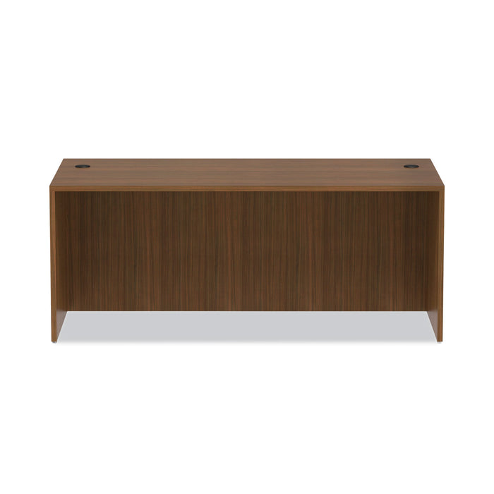 Alera Valencia Series Straight Front Desk Shell, 71" x 35.5" x 29.63", Modern Walnut