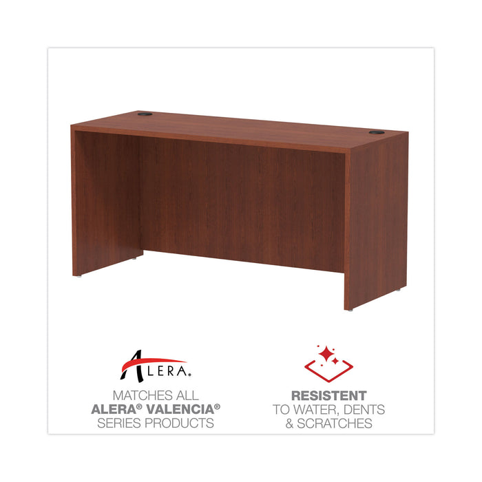 Alera Valencia Series Credenza Shell, 59.13w x 23.63d x 29.5h, Medium Cherry