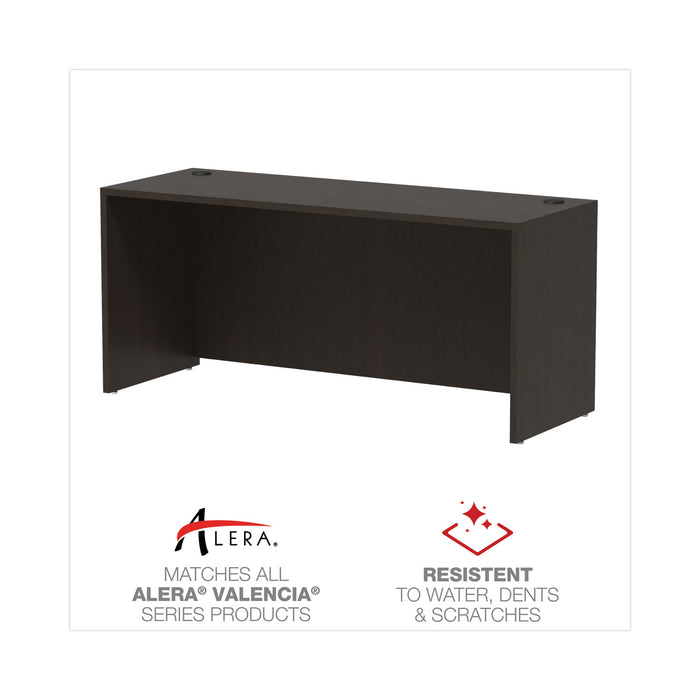 Alera Valencia Series Credenza Shells, 65w x 23.6d x 29.5h, Espresso