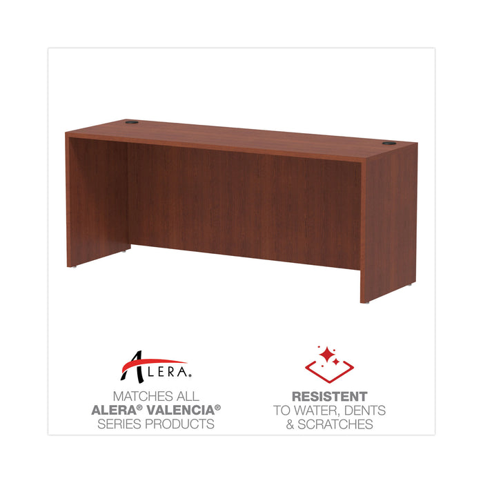 Alera Valencia Series Credenza Shell, 70.88w x 23.63d x 29.5h, Medium Cherry