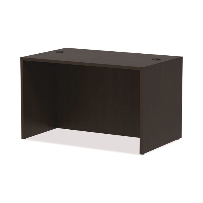 Alera Valencia Series Straight Front Desk Shell, 47.25" x 29.5" x 29.63", Espresso