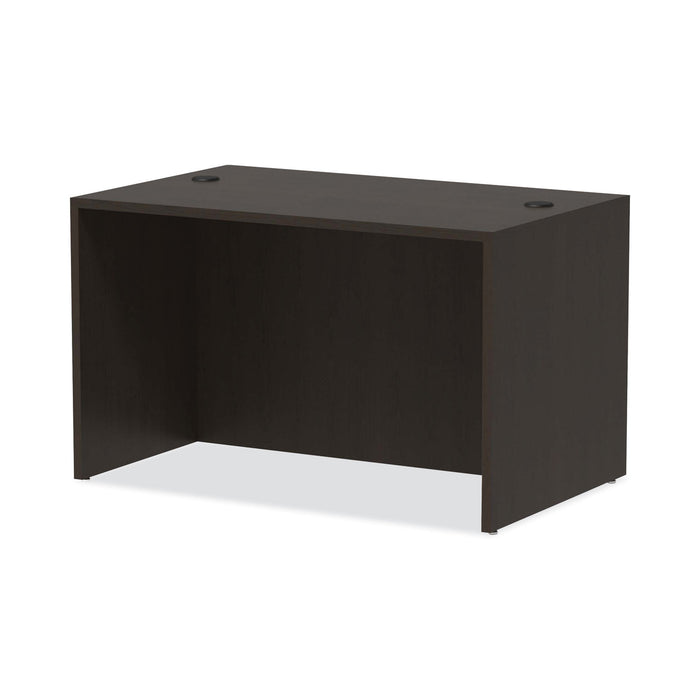 Alera Valencia Series Straight Front Desk Shell, 47.25" x 29.5" x 29.63", Espresso