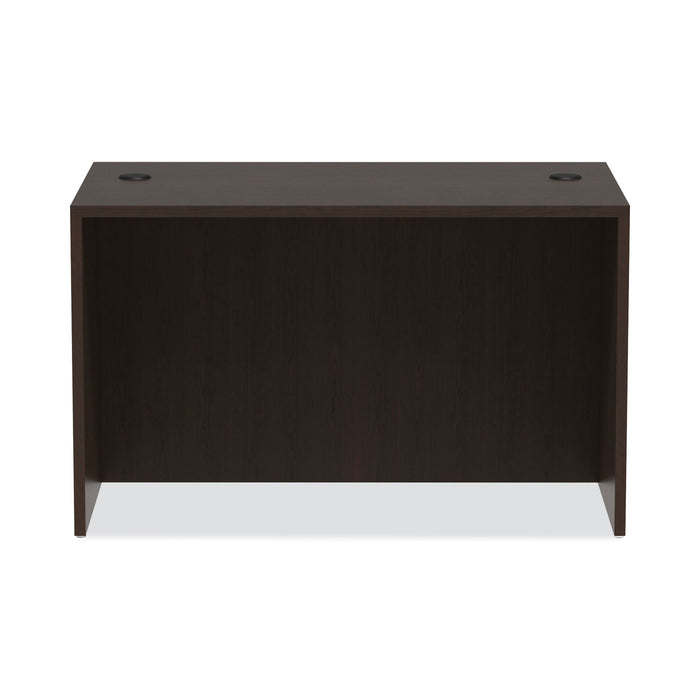 Alera Valencia Series Straight Front Desk Shell, 47.25" x 29.5" x 29.63", Espresso