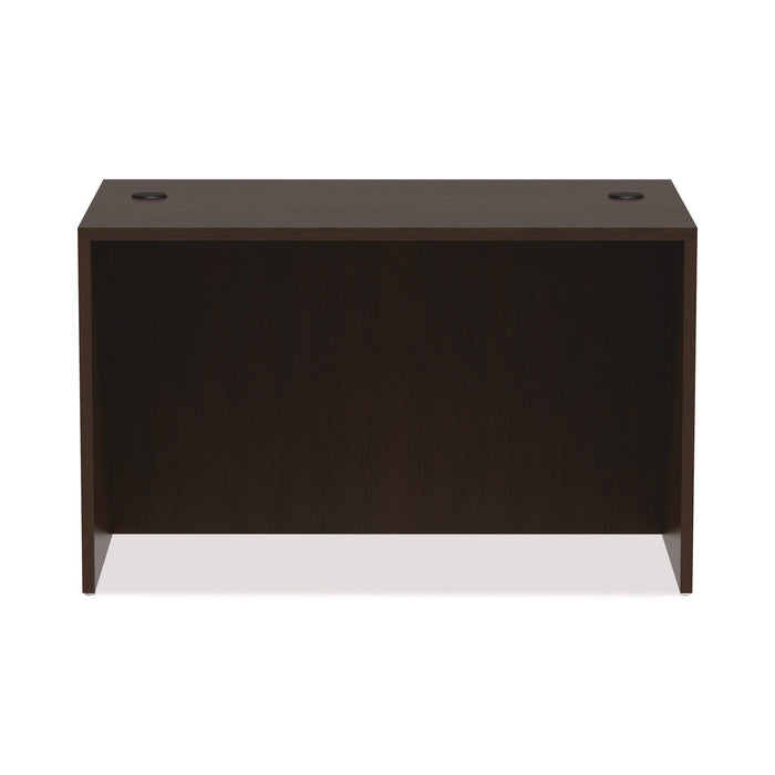 Alera Valencia Series Straight Front Desk Shell, 47.25" x 29.5" x 29.63", Espresso