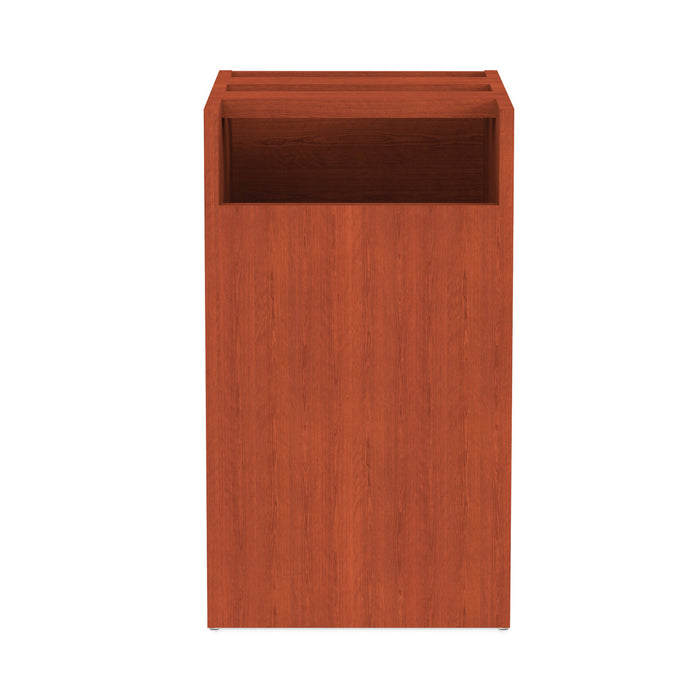 Alera Valencia Series Full Pedestal File, Left/Right, 2 Legal/Letter-Size File Drawers, Medium Cherry, 15.63" x 20.5" x 28.5"