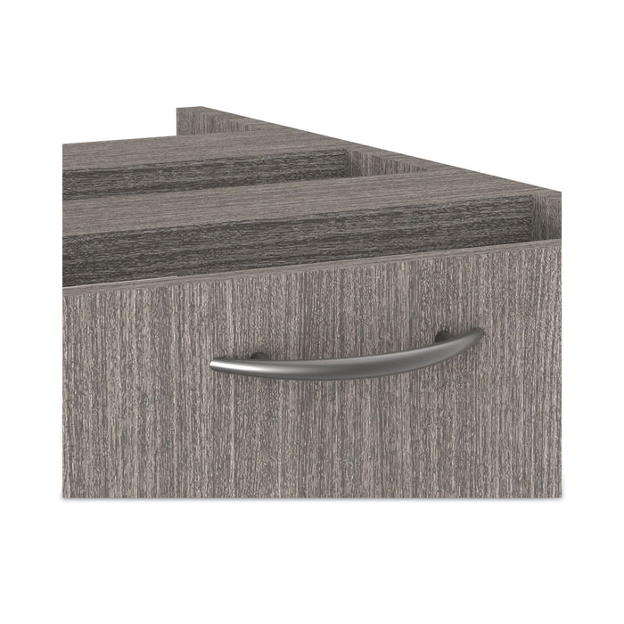 Alera Valencia Series Full Pedestal File, Left or Right, 2 Legal/Letter-Size File Drawers, Gray, 15.63" x 20.5" x 28.5"