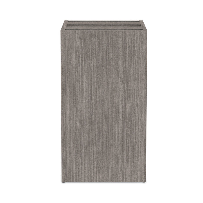 Alera Valencia Series Full Pedestal File, Left/Right, 3-Drawers: Box/Box/File, Legal/Letter, Gray, 15.63" x 20.5" x 28.5"