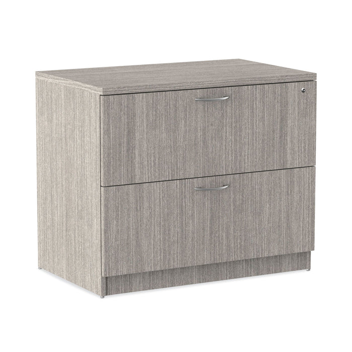 Alera Valencia Series Lateral File, 2 Legal/Letter-Size File Drawers, Gray, 34" x 22.75" x 29.5"