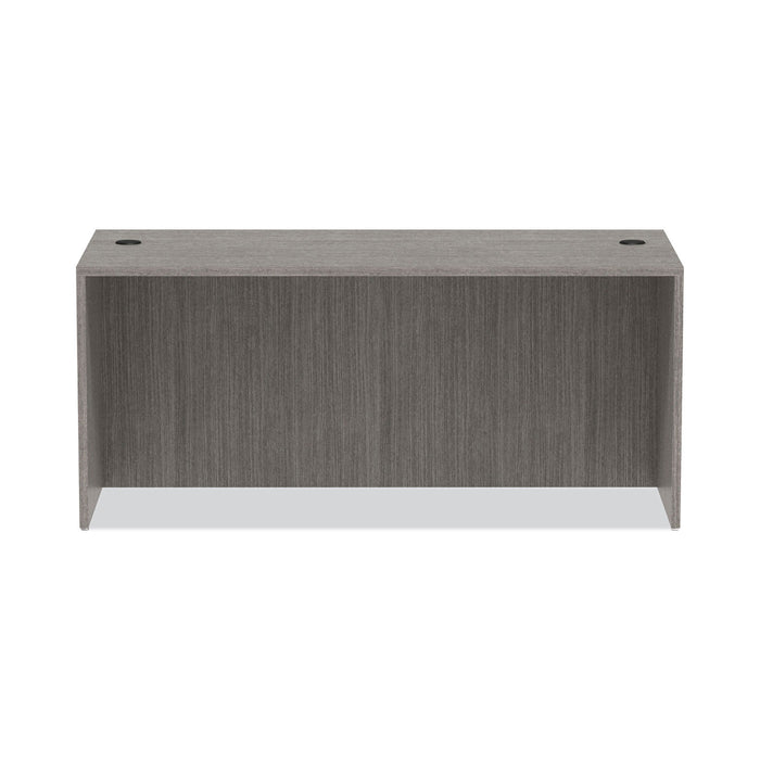 Alera Valencia Series Straight Front Desk Shell, 65" x 29.5" x 29.63", Gray