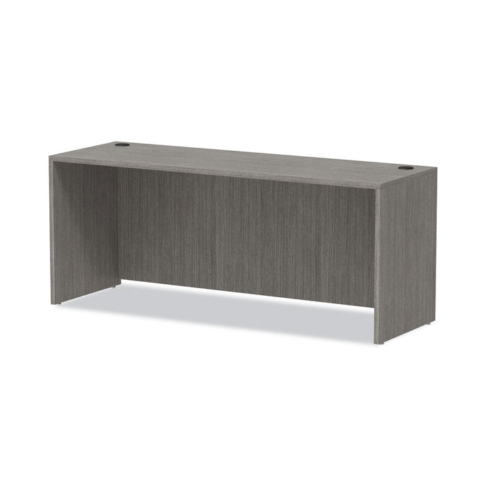 Alera Valencia Series Credenza Shell, 70.88w x 23.63d x 29.5h, Gray