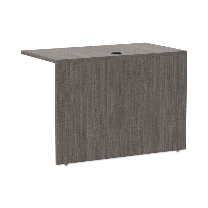 Alera Valencia Series Reversible Return/Bridge Shell, 42w x 23.63d x 29.5h, Gray