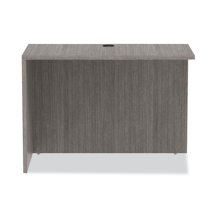 Alera Valencia Series Reversible Return/Bridge Shell, 42w x 23.63d x 29.5h, Gray