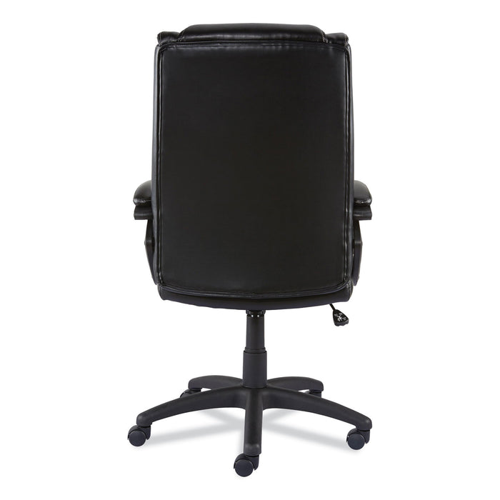 Alera Brosna Series Mid-Back Task Chair, Supports Up to 250 lb, 18.15" to 21.77 Seat Height, Black Seat/Back, Black Base