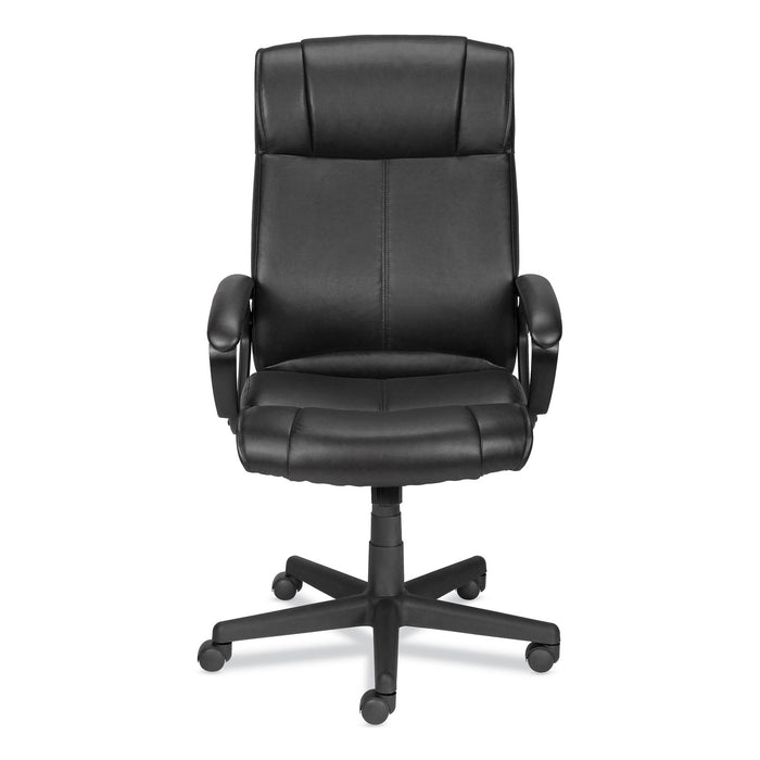 Alera Dalibor Series Manager Chair, Supports Up to 250 lb, 17.5" to 21.3" Seat  Height, Black Seat/Back, Black Base