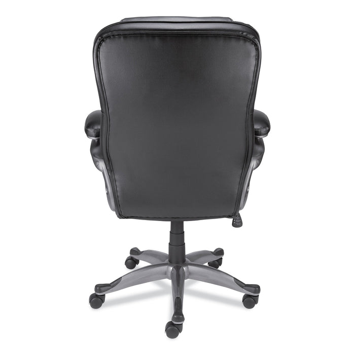 Alera Birns Series High-Back Task Chair, Supports Up to 250 lb, 18.11" to 22.05" Seat Height, Black Seat/Back, Chrome Base