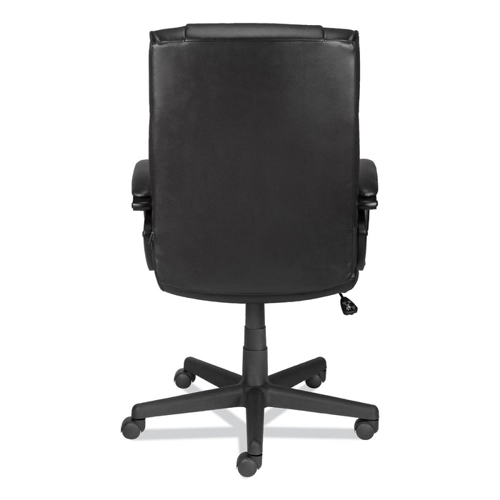 Alera Dalibor Series Manager Chair, Supports Up to 250 lb, 17.5" to 21.3" Seat Height, Black Seat/Back, Black Base