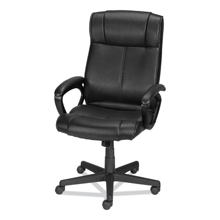 Alera Dalibor Series Manager Chair, Supports Up to 250 lb, 17.5" to 21.3" Seat Height, Black Seat/Back, Black Base