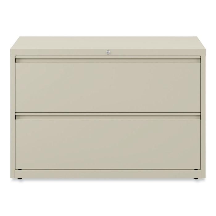 Lateral File, 2 Legal/Letter-Size File Drawers, Putty, 42" x 18.63" x 28"