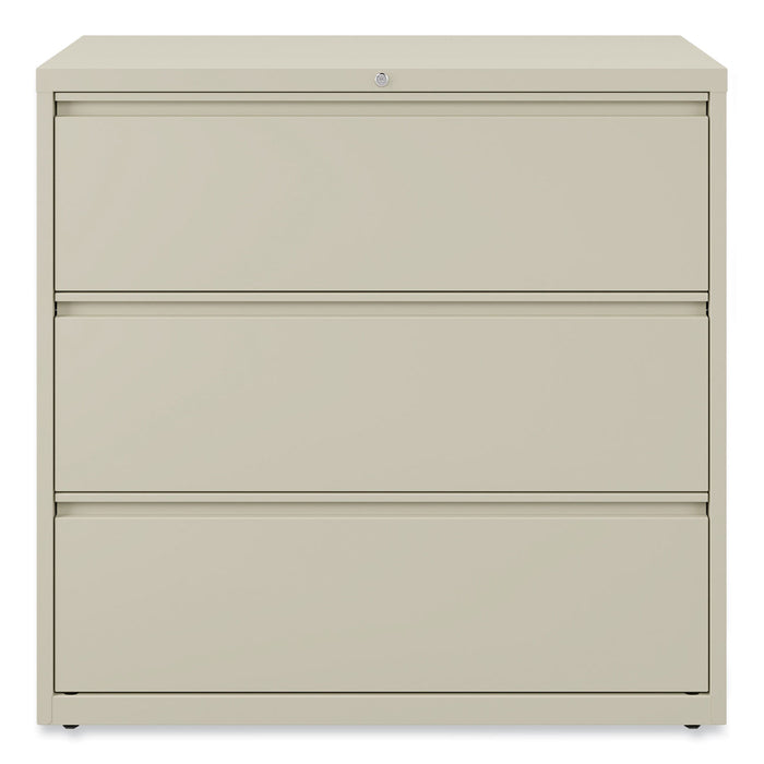 Lateral File, 4 Legal/Letter-Size File Drawers, Putty, 42" x 18.63" x 52.5"