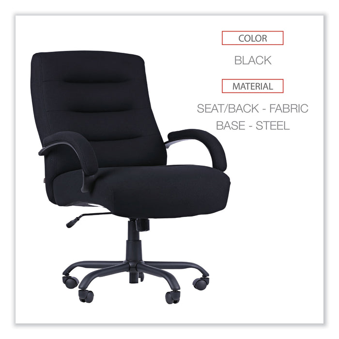 Alera Kesson Series Big/Tall Office Chair, Supports Up to 450 lb, 21.5" to 25.4" Seat Height, Black