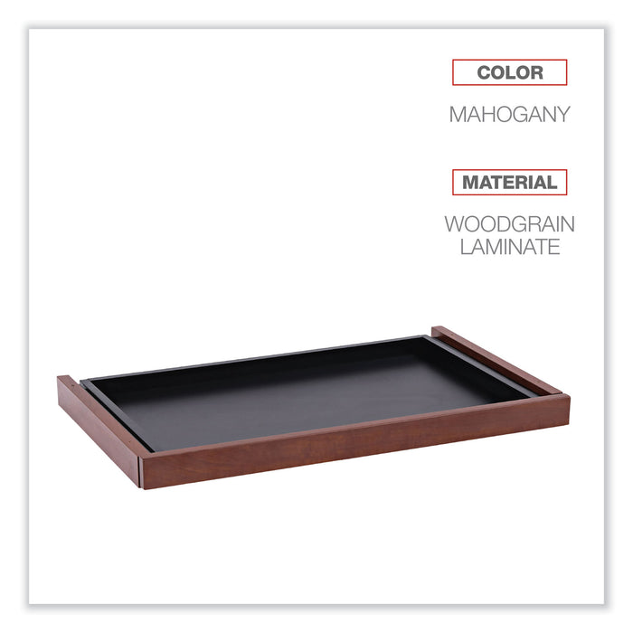 Alera Valencia Series Center Drawer, Laminate, 24.5w x 15d x 2h, Medium Cherry