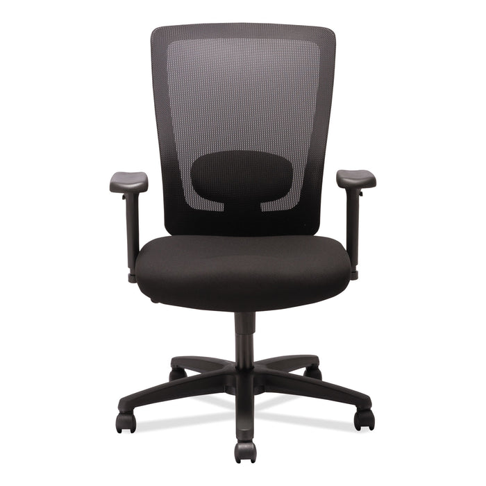 Alera Envy Series Mesh High-Back Swivel/Tilt Chair, Supports Up to 250 lb, 16.88" to 21.5" Seat Height, Black