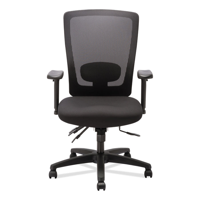 Alera Envy Series Mesh High-Back Multifunction Chair, Supports Up to 250 lb, 16.88" to 21.5" Seat Height, Black