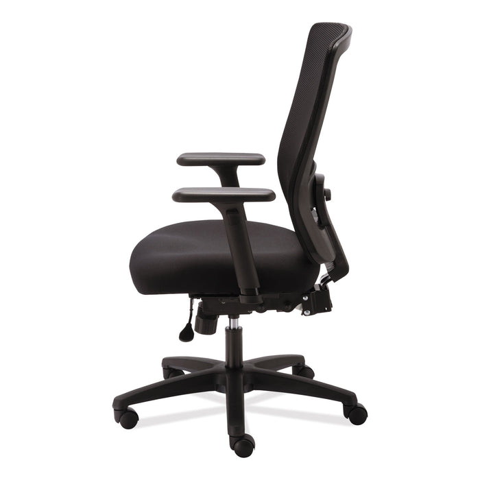 Alera Envy Series Mesh High-Back Multifunction Chair, Supports Up to 250 lb, 16.88" to 21.5" Seat Height, Black