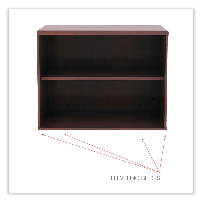 Alera Open Office Low Storage Cabinet Credenza, 29.5 x 19.13 x 22.78, Cherry