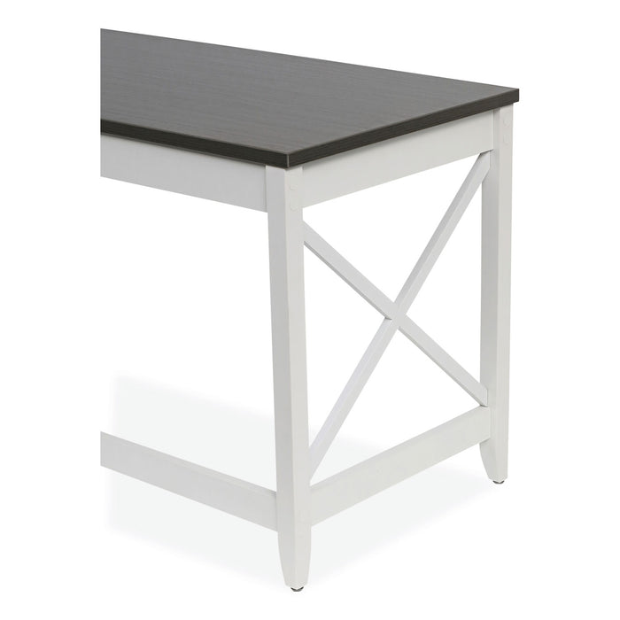 Farmhouse Writing Desk, 47.24" x 23.62" x 29.53", Gray