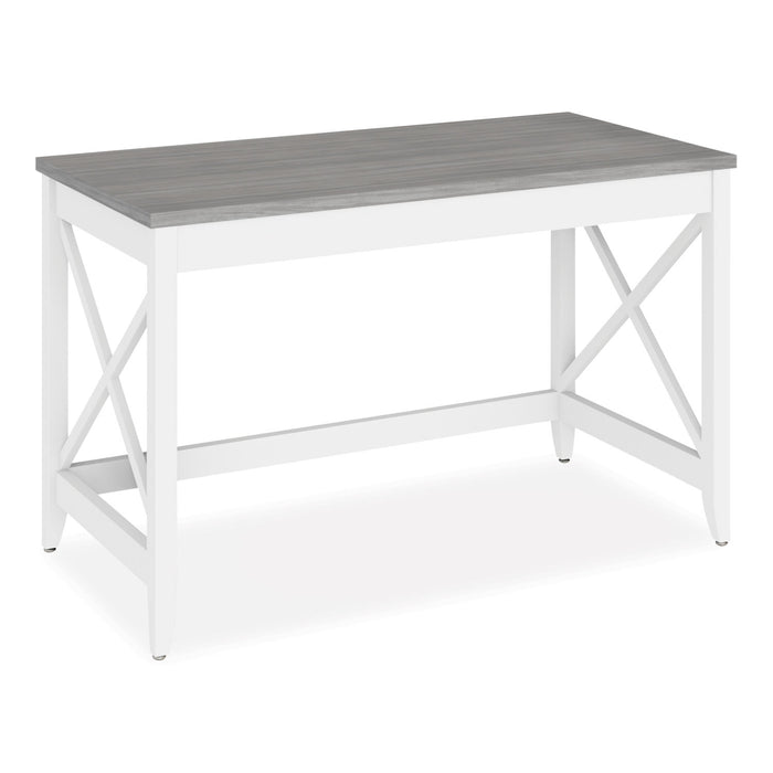 Farmhouse Writing Desk, 47.24" x 23.62" x 29.53", Gray