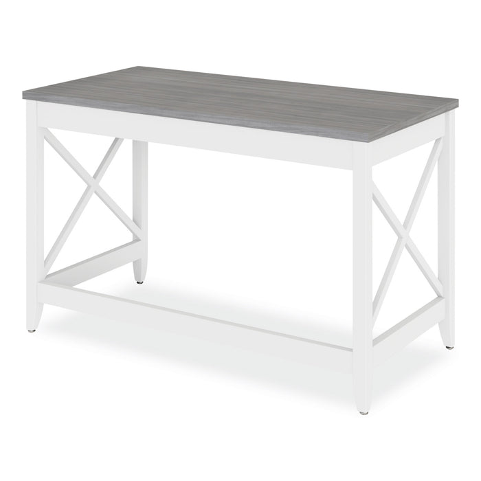 Farmhouse Writing Desk, 47.24" x 23.62" x 29.53", Gray