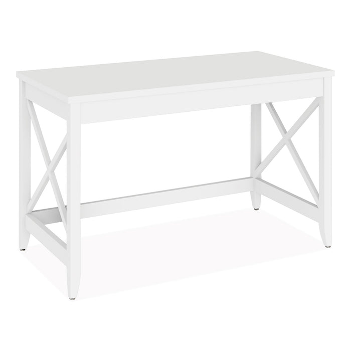 Farmhouse Writing Desk, 47.24" x 23.62" x 29.53", White