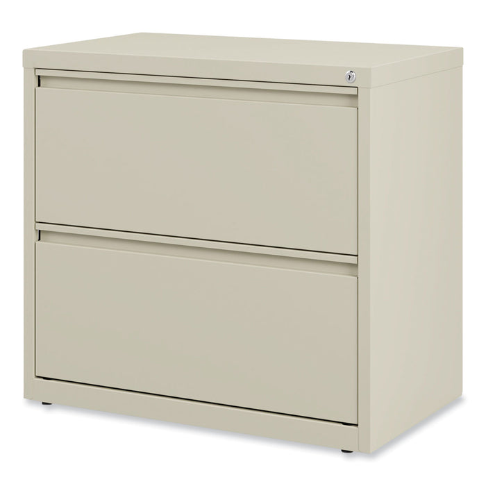 Lateral File, 2 Legal/Letter-Size File Drawers, Putty, 30" x 18.63" x 28"