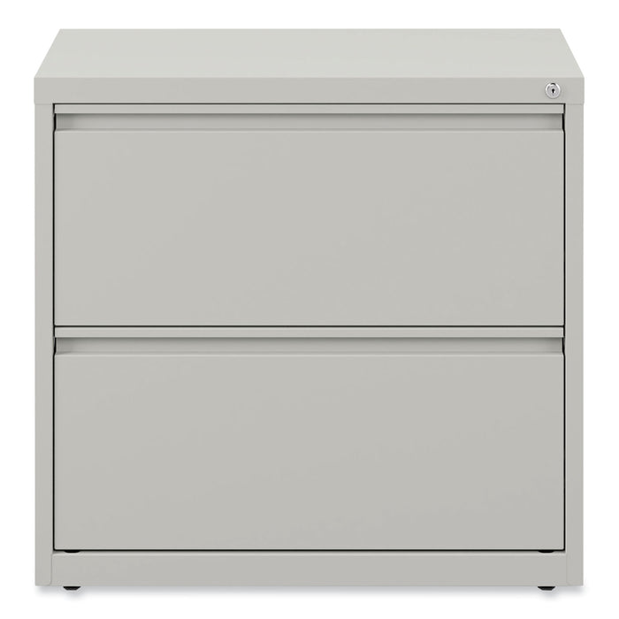 Lateral File, 2 Legal/Letter-Size File Drawers, Light Gray, 30" x 18.63" x 28"