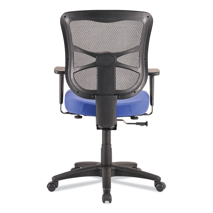 Alera Elusion Series Mesh Mid-Back Swivel/Tilt Chair, Supports Up to 275 lb, 17.9" to 21.8" Seat Height, Navy Seat