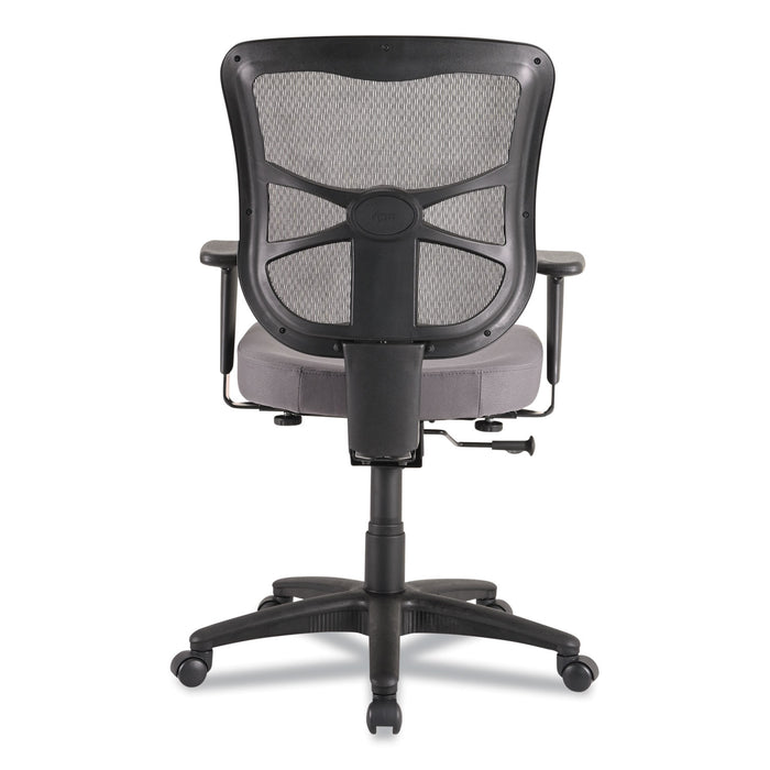 Alera Elusion Series Mesh Mid-Back Swivel/Tilt Chair, Supports Up to 275 lb, 17.9" to 21.8" Seat Height, Gray Seat