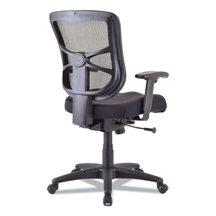 Alera Elusion Series Mesh Mid-Back Swivel/Tilt Chair, Supports Up to 275 lb, 17.9" to 21.8" Seat Height, Black