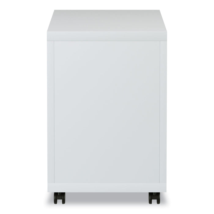 File Pedestal with Full-Length Pull, Left or Right, 2-Drawers: Box/File, Legal/Letter, Light Gray, 14.96" x 19.29" x 21.65"