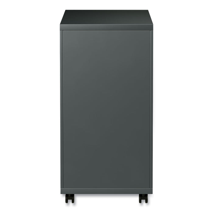 File Pedestal with Full-Length Pull, Left or Right, 2 Legal/Letter-Size File Drawers, Charcoal, 14.96" x 19.29" x 27.75"