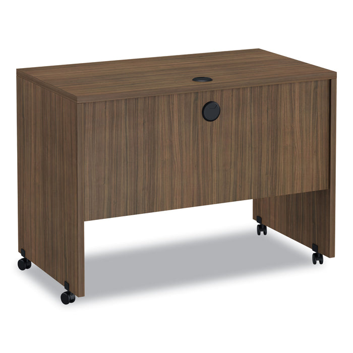 Alera Valencia Series Mobile Workstation Desk, 41.38" x 23.63" x 30", Modern Walnut