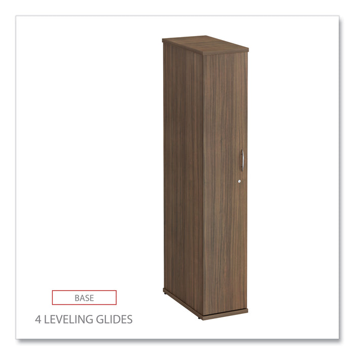 Alera Valencia Series Wardrobe, 11.88w x 22.78d x 65h, Modern Walnut