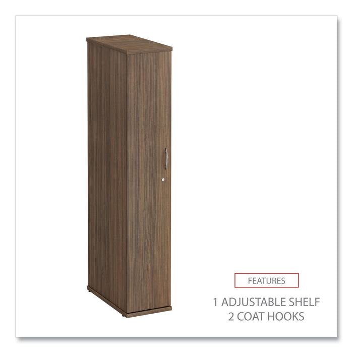 Alera Valencia Series Wardrobe, 11.88w x 22.78d x 65h, Modern Walnut