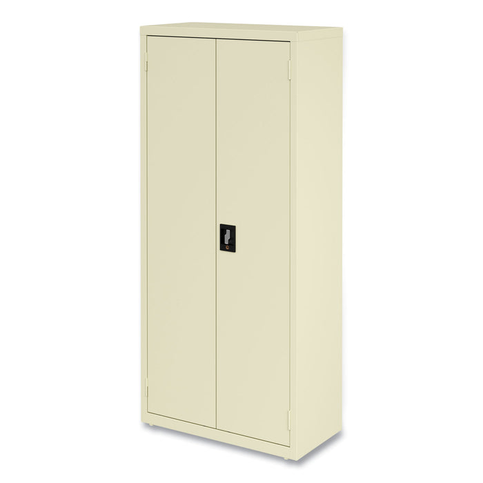 Economy Assembled Storage Cabinets, 3 Shelves, 30" x 15" x 66", Putty