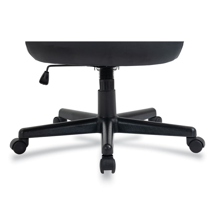 Alera Oxnam Series High-Back Task Chair, Supports Up to 275 lbs, 17.56" to 21.38" Seat Height, Black Seat/Back, Black Base