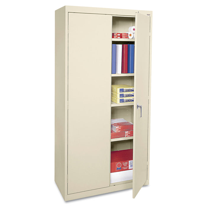 Economy Assembled Storage Cabinet, 36w x 18d x 72h, Putty