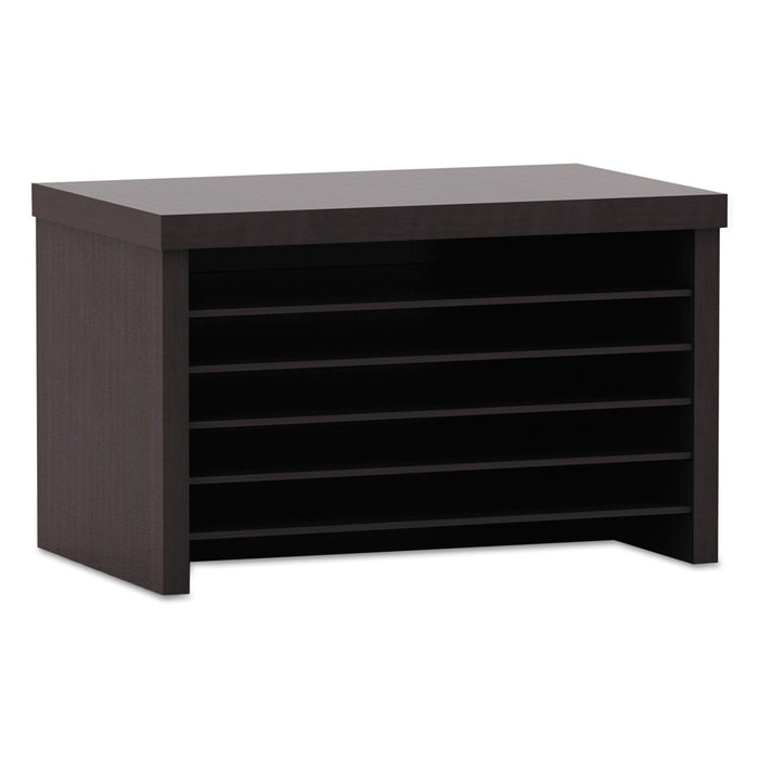 Alera Valencia Under Counter File Organizer Shelf, 15.75w x 9.88d x 10.88h, Espresso