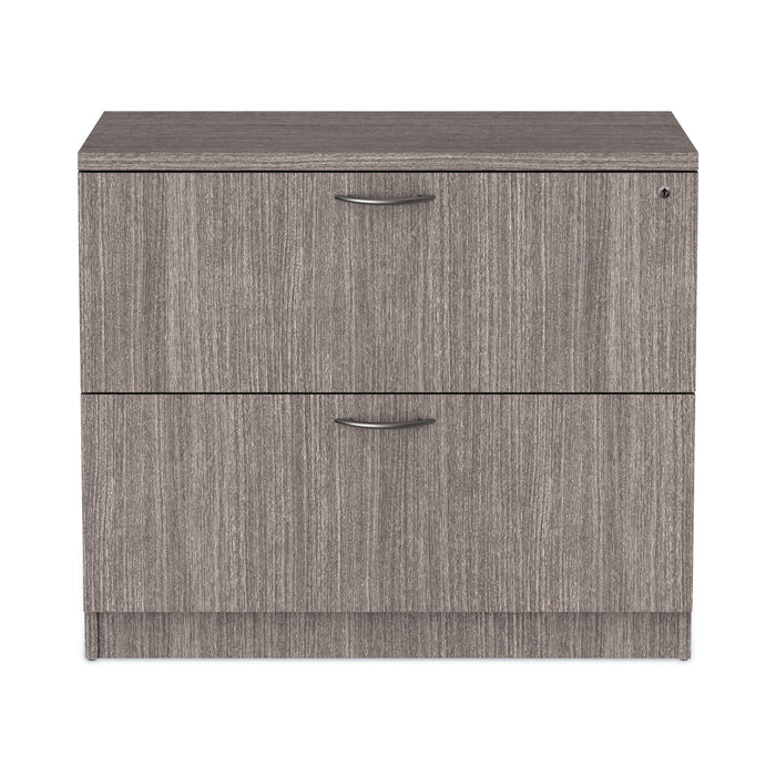 Alera Valencia Series Lateral File, 2 Legal/Letter-Size File Drawers, Gray, 34" x 22.75" x 29.5"