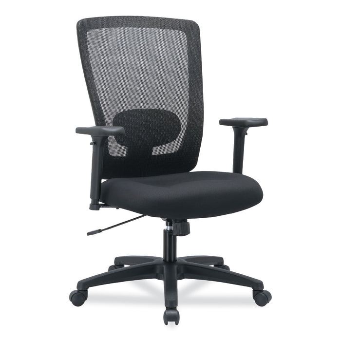 Alera Envy Series Mesh High-Back Swivel/Tilt Chair, Supports Up to 250 lb, 16.88" to 21.5" Seat Height, Black