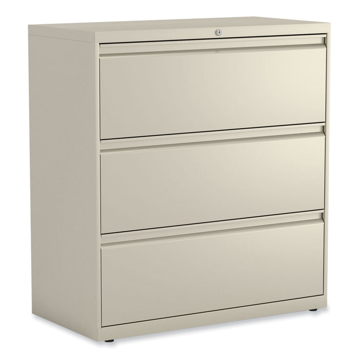 Lateral File, 3 Legal/Letter/A4/A5-Size File Drawers, Putty, 36" x 18.63" x 40.25"